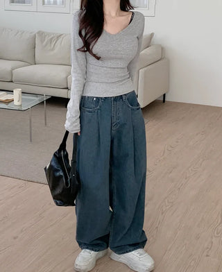 Rivet Leather Shoulder Bag