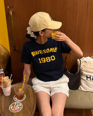 1980 Half-Sleeve Knit