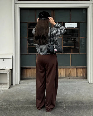 Checked string jacket
