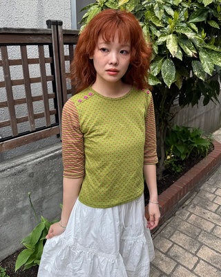 Side Button Point T-Shirt