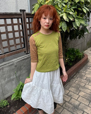 Side Button Point T-Shirt