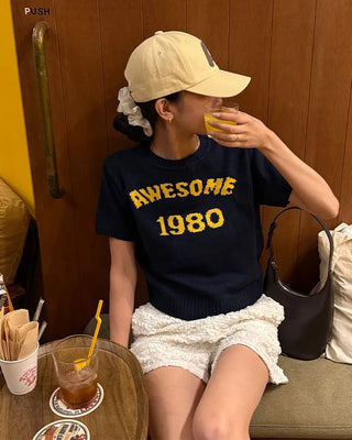 1980 Half-Sleeve Knit