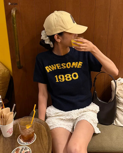 1980 Half-Sleeve Knit