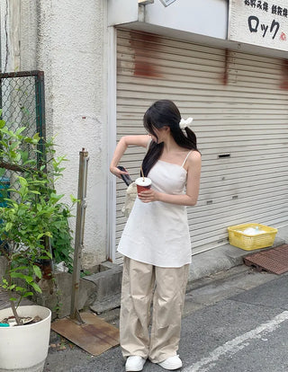 Linen camisole dress