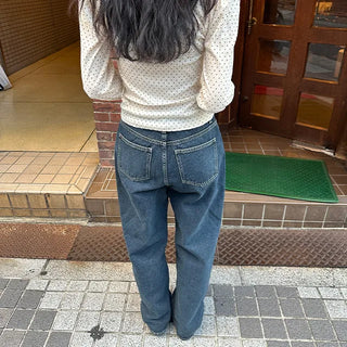 Dot Puff Long-Sleeve T-Shirt