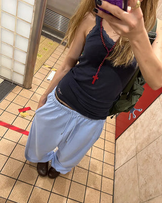 Hip pocket sweat jogger pants