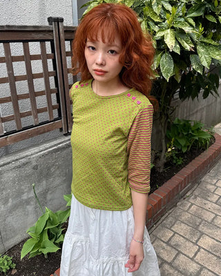 Side Button Point T-Shirt