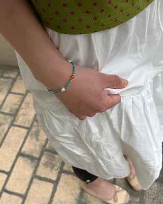 Colorful Point Bead Bracelet