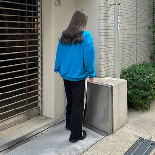 Fleece-lined wide-leg training pants