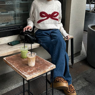 Carpenter wide denim pants