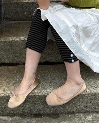 Ribbon flat shoes