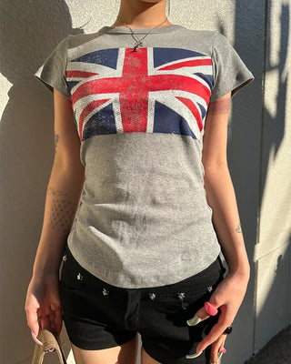 British slim short-sleeve T-shirt
