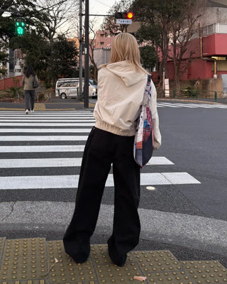 Wide cotton pants