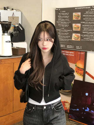 (5 colors) DR Balloon Cropped Hoodie