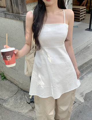 Linen camisole dress