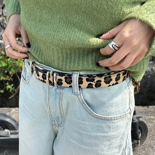 Leopard belt