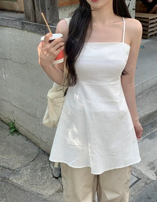 Linen camisole dress