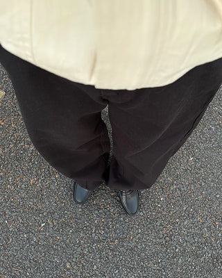 Wide cotton pants