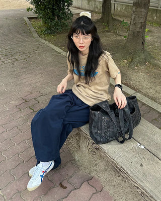 (Unisex) Casual Cotton Elastic Waist Pants