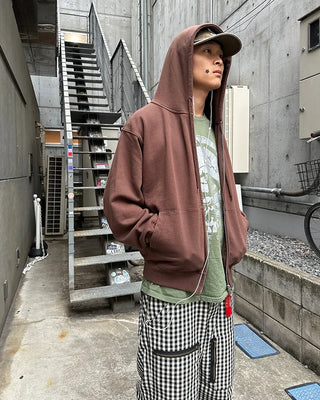 (ORIGINAL) Oversized Double Zip Hoodie (Fleece Lined)