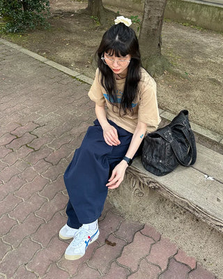 (Unisex) Casual Cotton Elastic Waist Pants