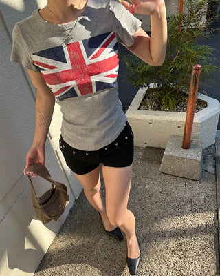 British slim short-sleeve T-shirt