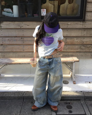 [1st Re-release] (ORIGINAL) Strawberry Lettering Slim T-Shirt