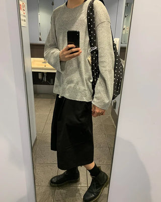 (Unisex) Sheer Round Knit