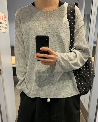 (Unisex) Sheer Round Knit