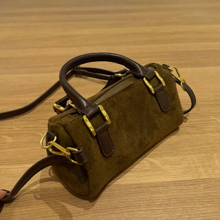 Suede mini bag