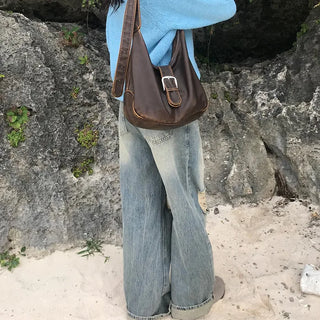 Vintage belt shoulder bag