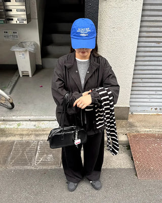 (Unisex) High-Neck Zipper Mod Coat