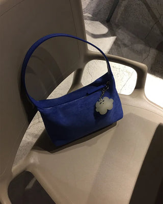 Suede Square One-Shoulder Mini Bag