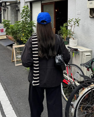 (Unisex) High-Neck Zipper Mod Coat