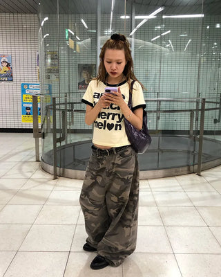 Fruit Ringer Semi-Cropped Half T-Shirt