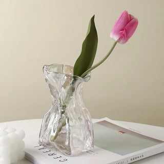 Abstract Pearl Glass Vase