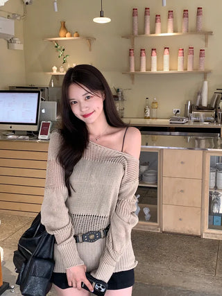 Wave sheer net mesh knit (5 colors)