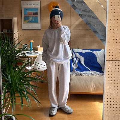 Unisex Daily Straight Pants