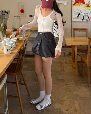 Dot Tabi Flat Shoes