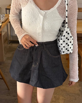 Polka dot shoulder bag