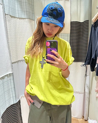 (Unisex) Simple Cotton Half-Sleeve T-Shirt