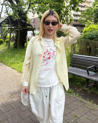 Cupid Big Print Big Half T-Shirt