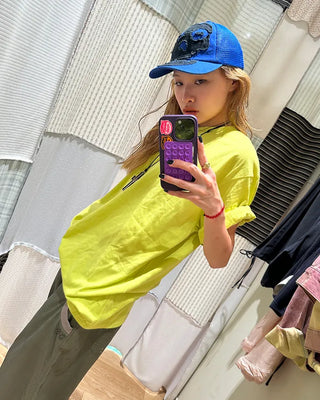 (Unisex) Simple Cotton Half-Sleeve T-Shirt