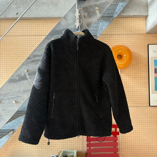 Unisex 2-way boa zip-up jacket