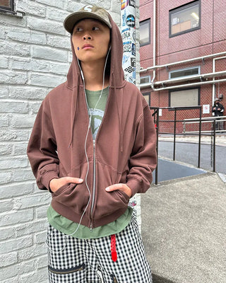 (ORIGINAL) Oversized Double Zip Hoodie (Fleece Lined)