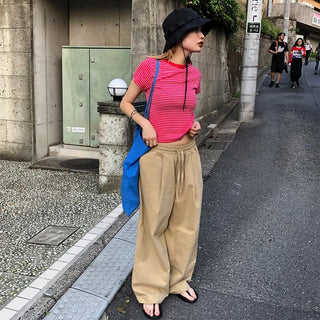 Unisex elasticated cotton pants