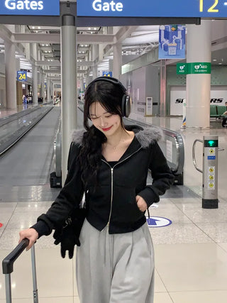 Fur parka