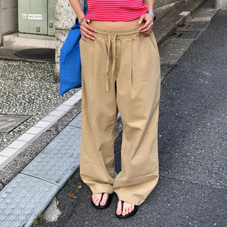 Unisex elasticated cotton pants