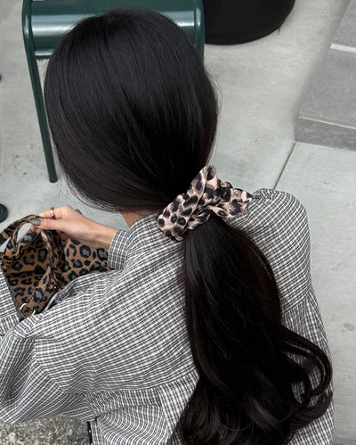 Leopard Scrunchie