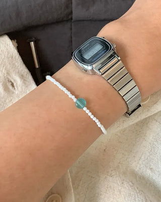 Crystal bead bracelet